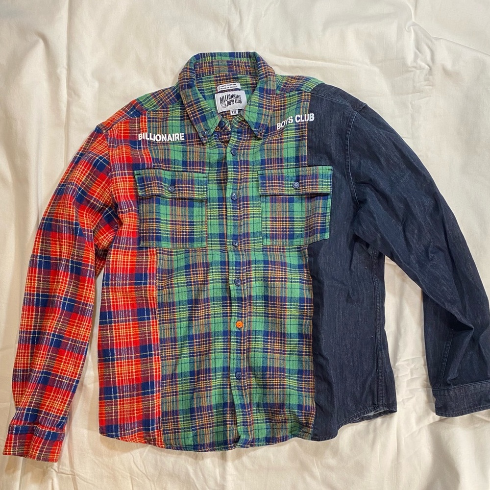 Billionaire Boys Club multi fabric shirt